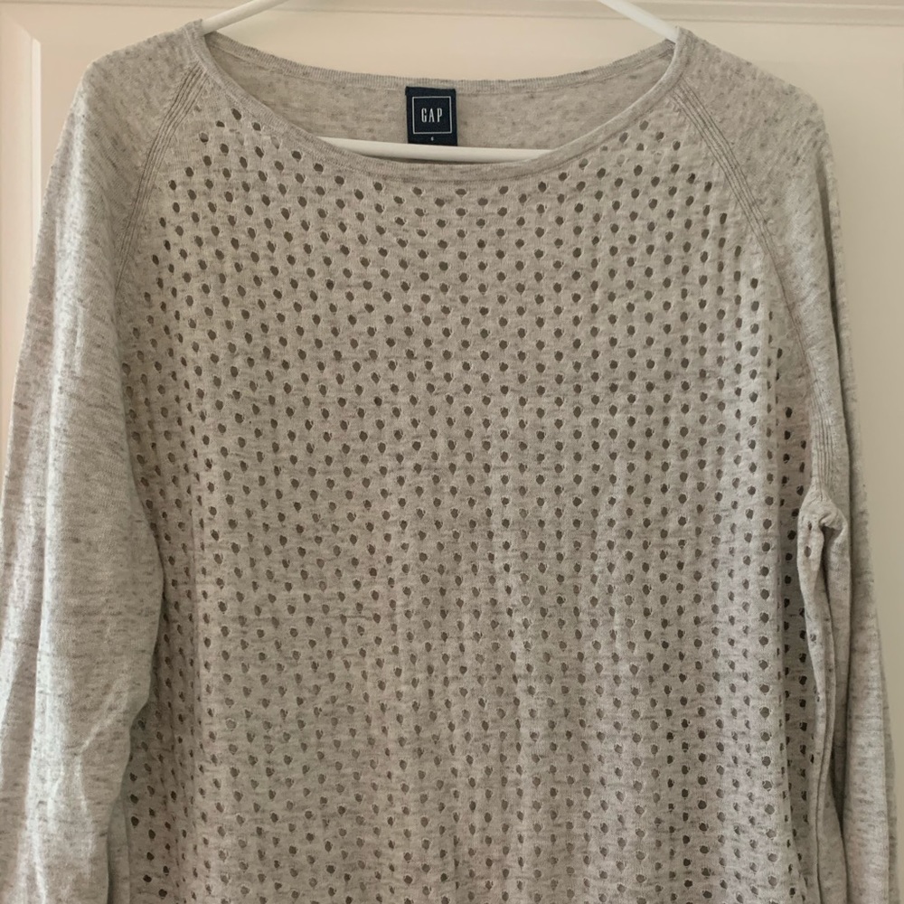 Beige/Grey Fall Sweater